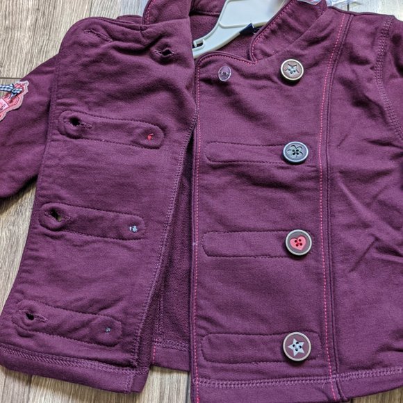 NWT Toddler Girl (3T) - SOURIS MINI Military Jacket - Picture 4 of 9